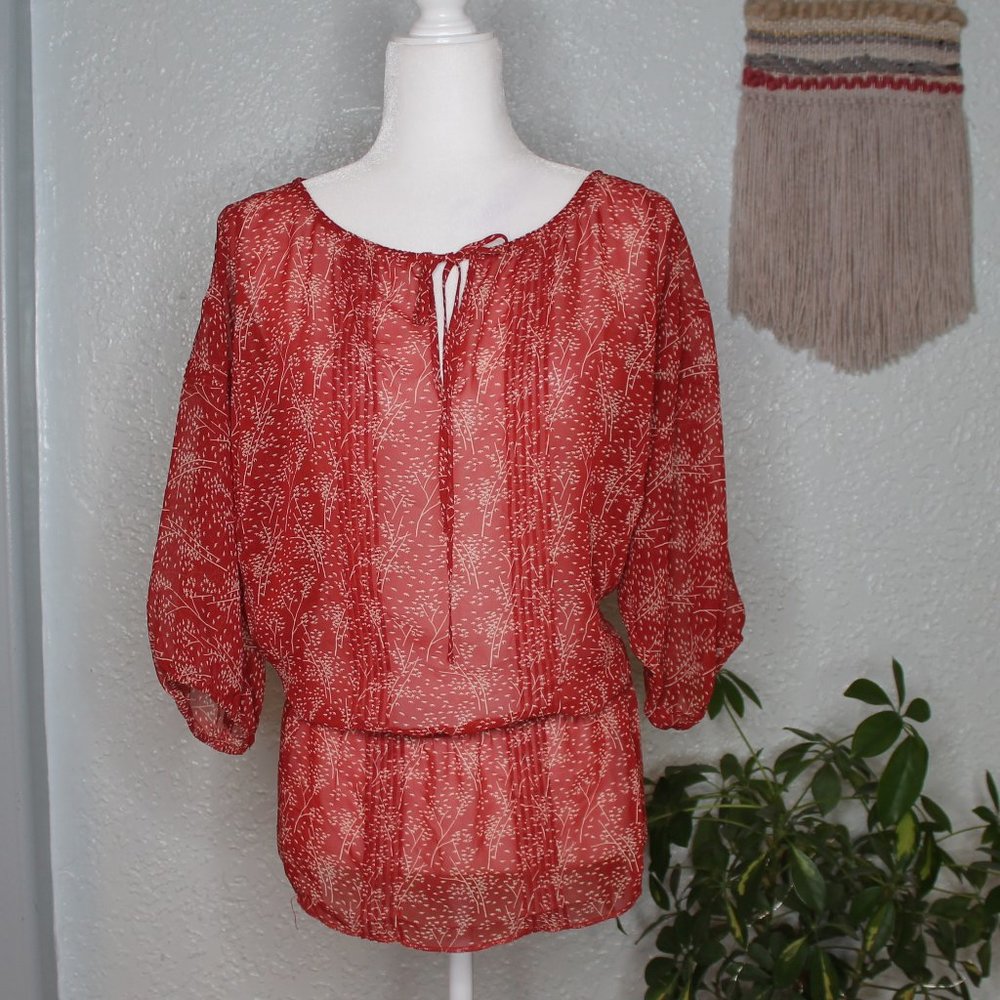 Mossimo Puffy Sleeve Blouse